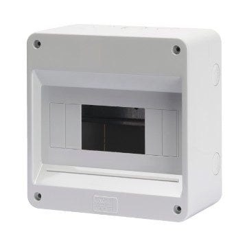 GEWISS GW40026 Rozvodnice 40 CD na omítku, 8M, IP40, šedá, bez dvířek GEWISS GW40026 Rozvodnice 40 CD na omítku, 8M, IP40, šedá, bez dvířek